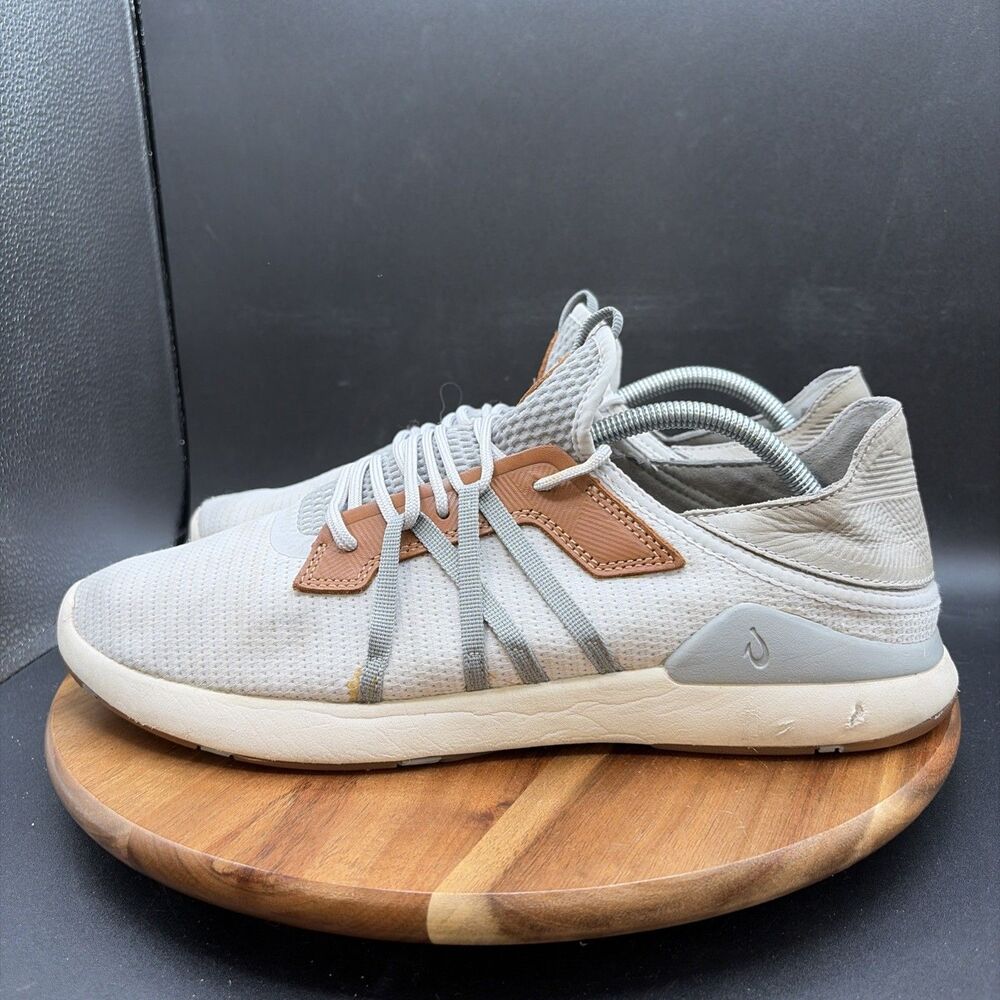 OluKai Mio Li Mens Size 12 Shoes Gray Textile Athletic Sneakers 10440-DW25